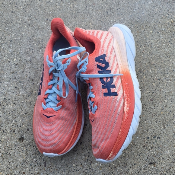 Hoka Shoes - HOKA  One March 5 Coral Sneaker Women Size 8B